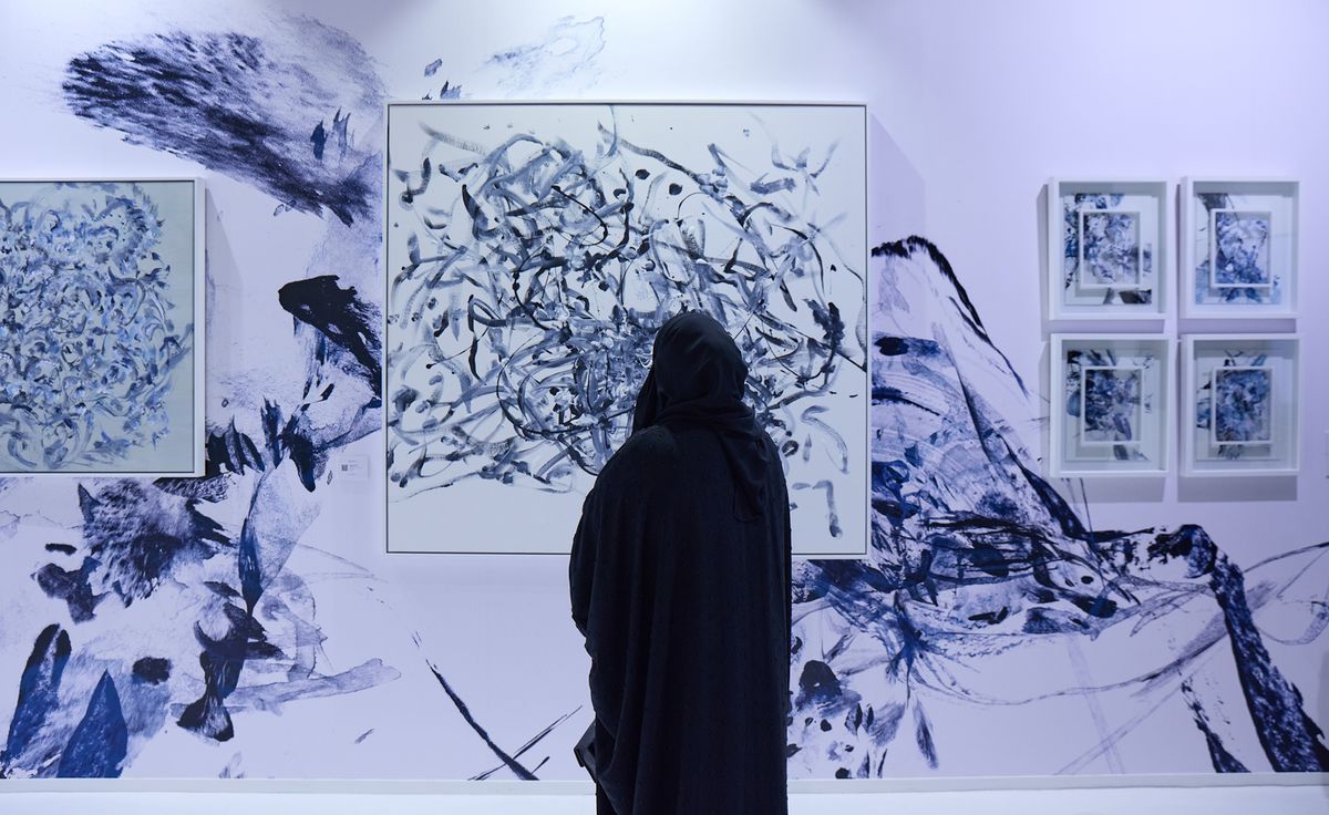 Gallery view at Art Dubai 2024, Madinat Jumeirah.