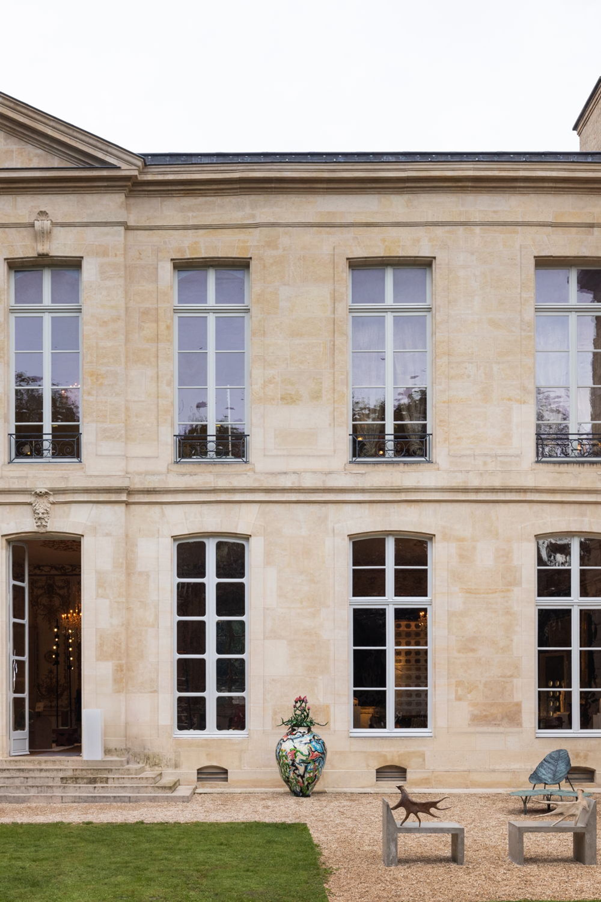 Design Miami/ Paris 2024 at L'hôtel de Maisons, the 18th-century mansion in Saint-Germain-des-Prés once home to Karl Lagerfeld.