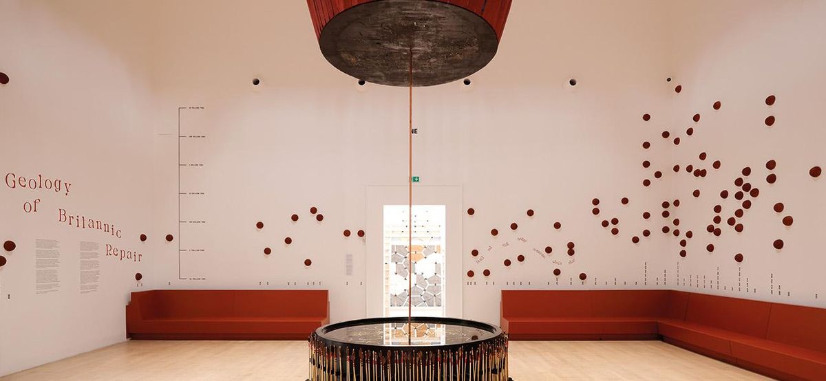 British Pavilion, GBR: Geology of Britannic Repair, 19th Venice Architecture Biennale 2025.
