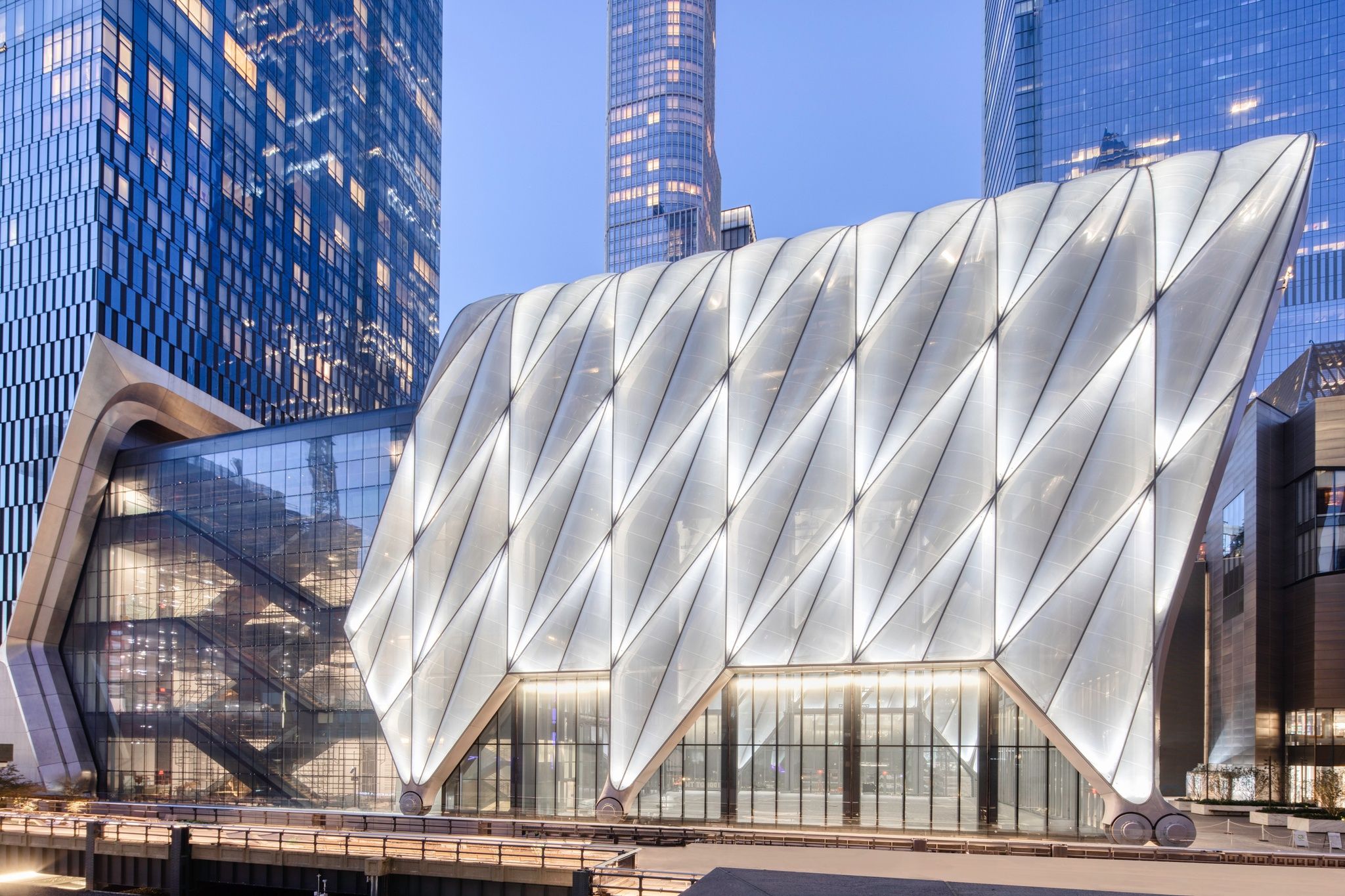 The Shed at Hudson Yards, host venue for Frieze New York 2026.