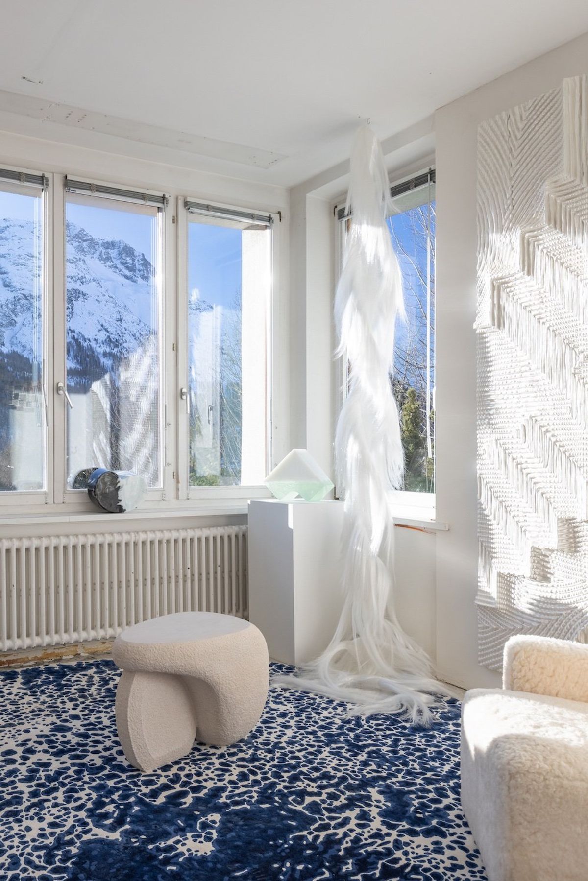 Galerie Negropontes at Nomad St. Moritz 2025, former Klinik Gut.