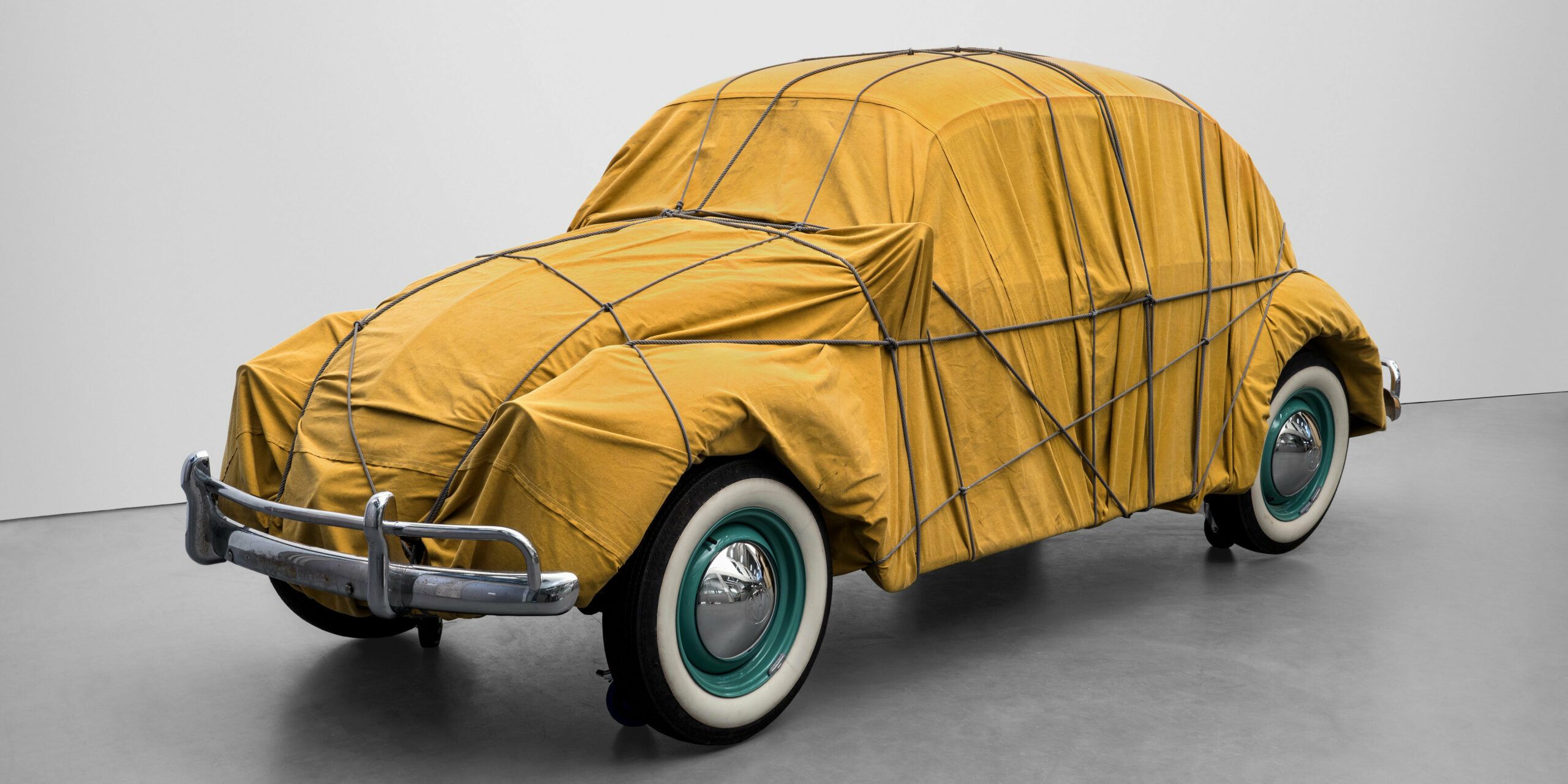 Mario Ceroli, Progetto per la pace (1968), installed in the Unlimited sector of Art Basel 2024.