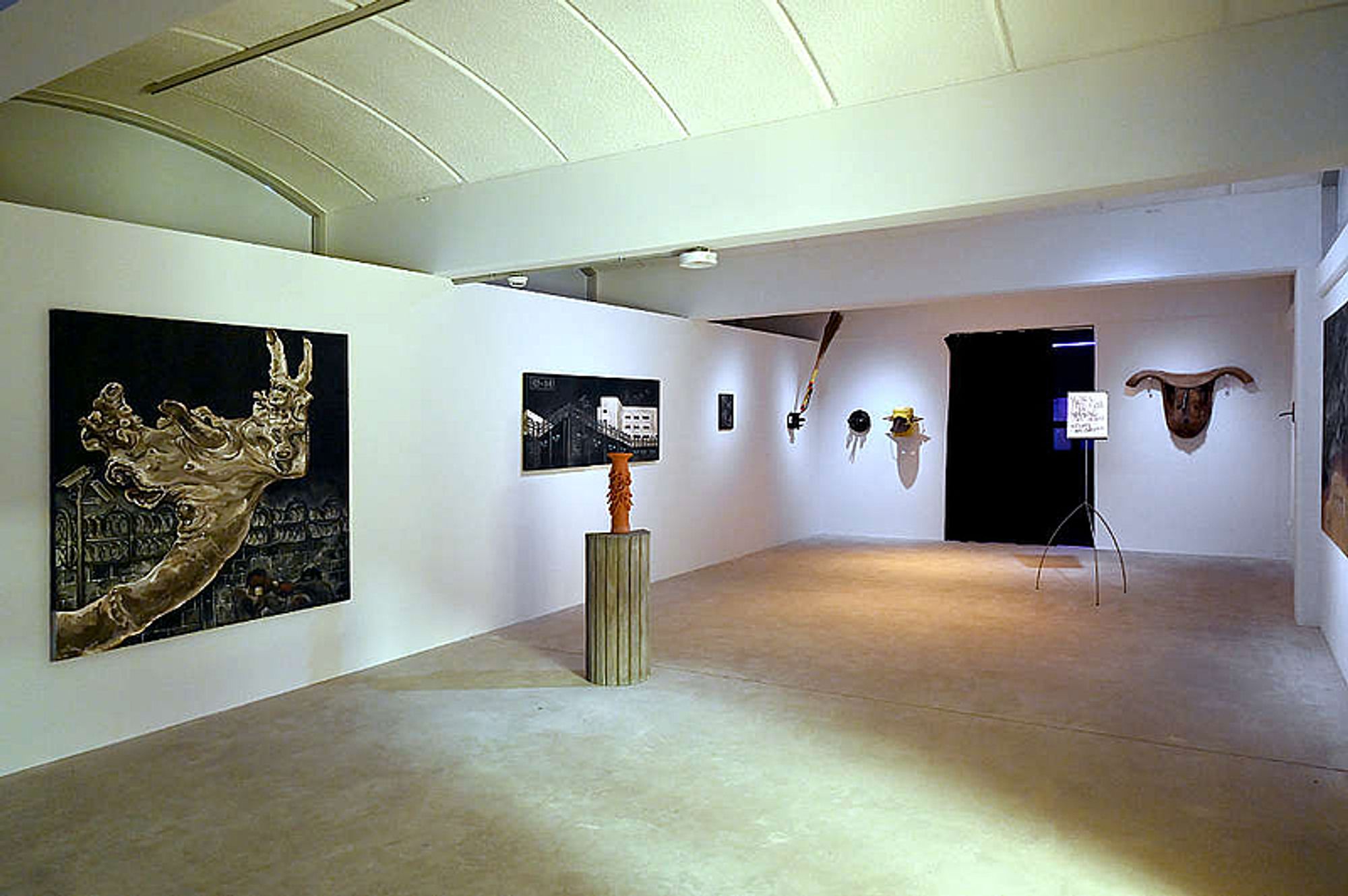 Installation view of Bilna'es at Al Qasimiyah School for Sharjah Biennial 16, 'Speaking with the dead'.