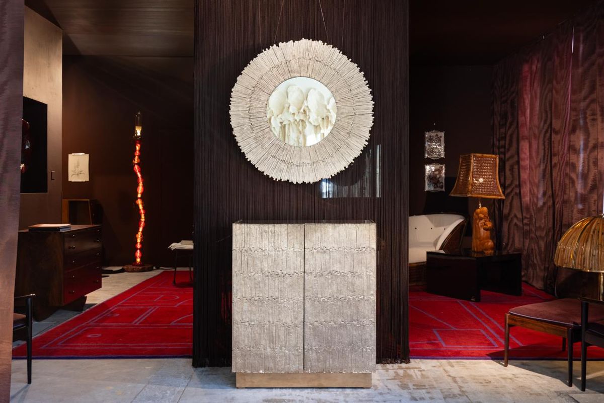 Nilufar booth at Nomad St. Moritz 2026, Villa Beaulieu.