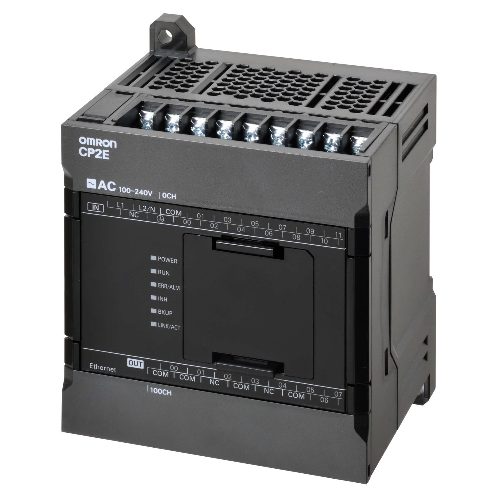 Omron CP2E-N network CPU unit representative product visual
