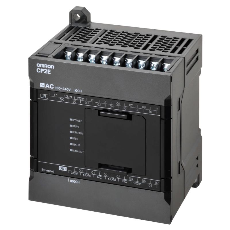 Omron CP2E-N network CPU unit representative product visual