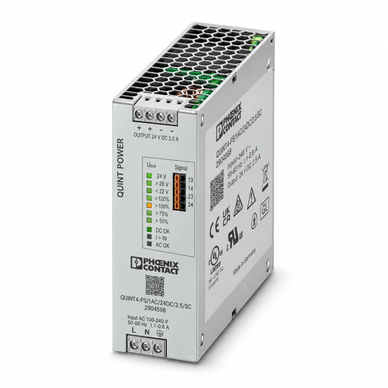 Phoenix Contact QUINT4-PS/1AC/24DC/2.5/SC power supply, item 2904598