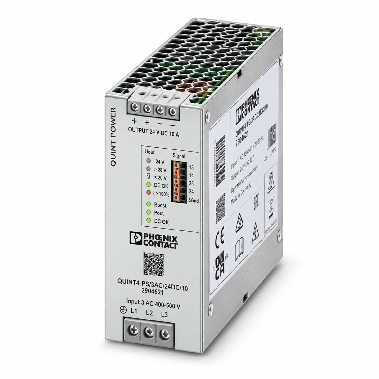 Phoenix Contact QUINT4-PS/3AC/24DC/10 power supply, item 2904621