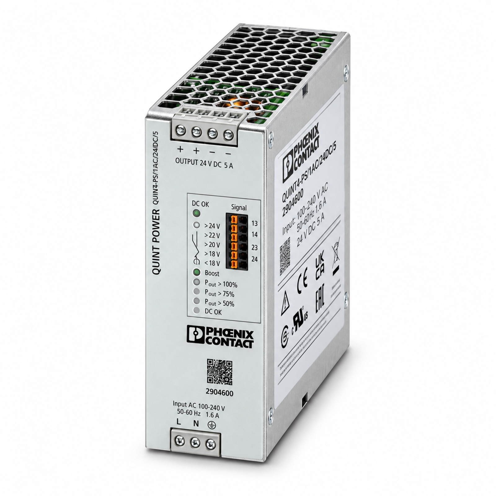 Phoenix Contact QUINT4-PS/1AC/24DC/5 power supply, item 2904600