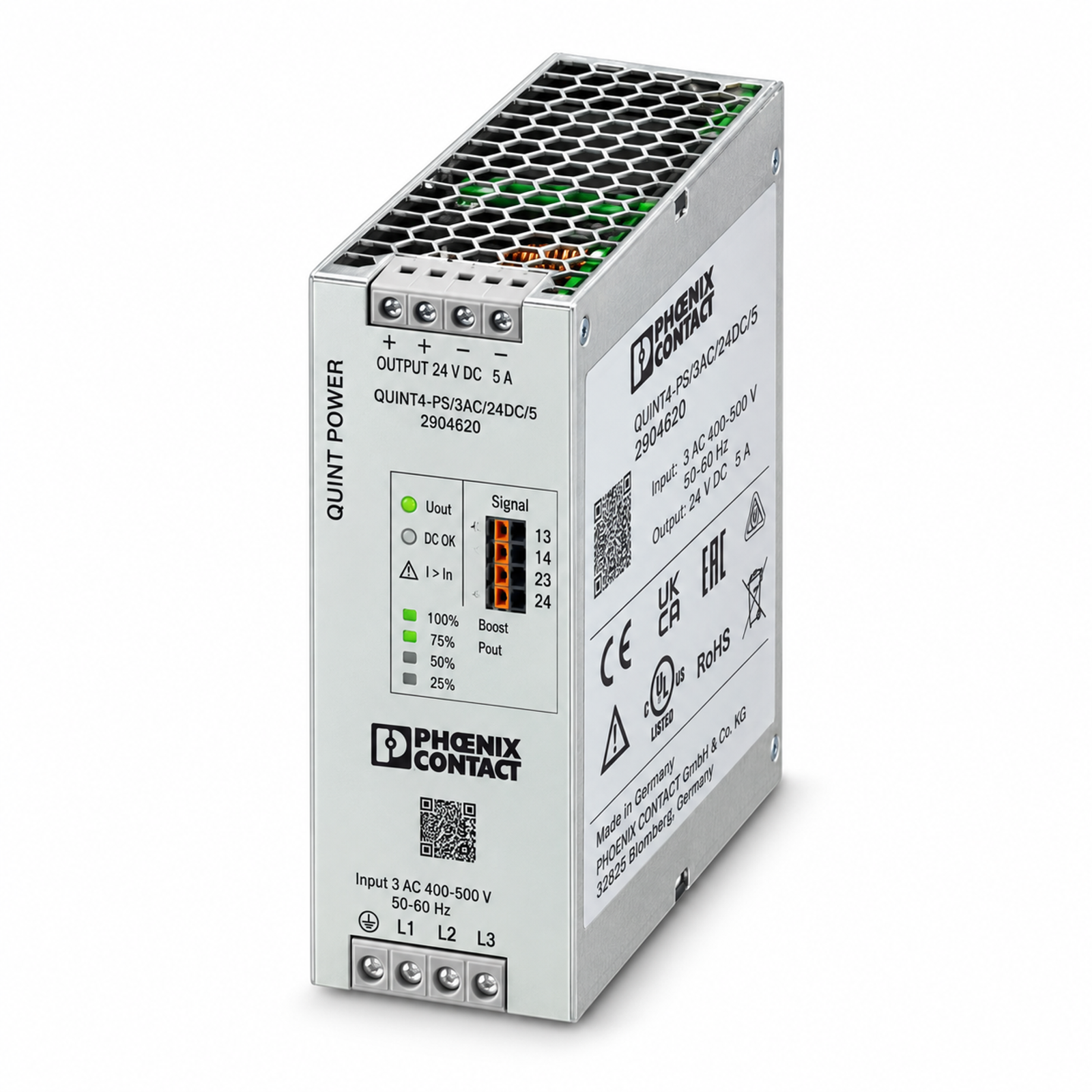 Phoenix Contact QUINT4-PS/3AC/24DC/5 power supply, item 2904620