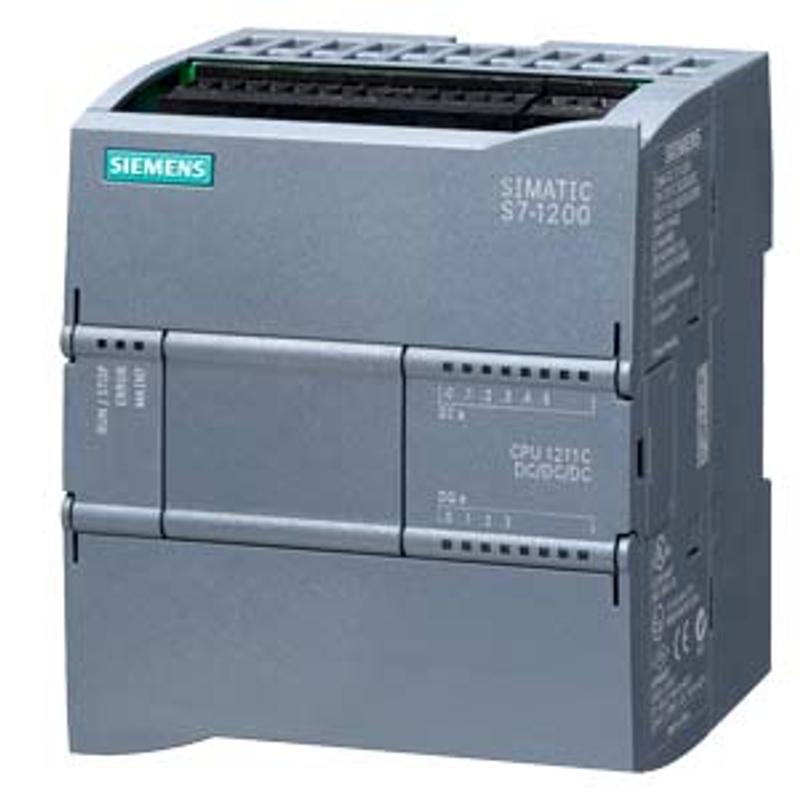 Siemens SIMATIC S7-1200 CPU 1211C 6ES7211-1AE40-0XB0 front view