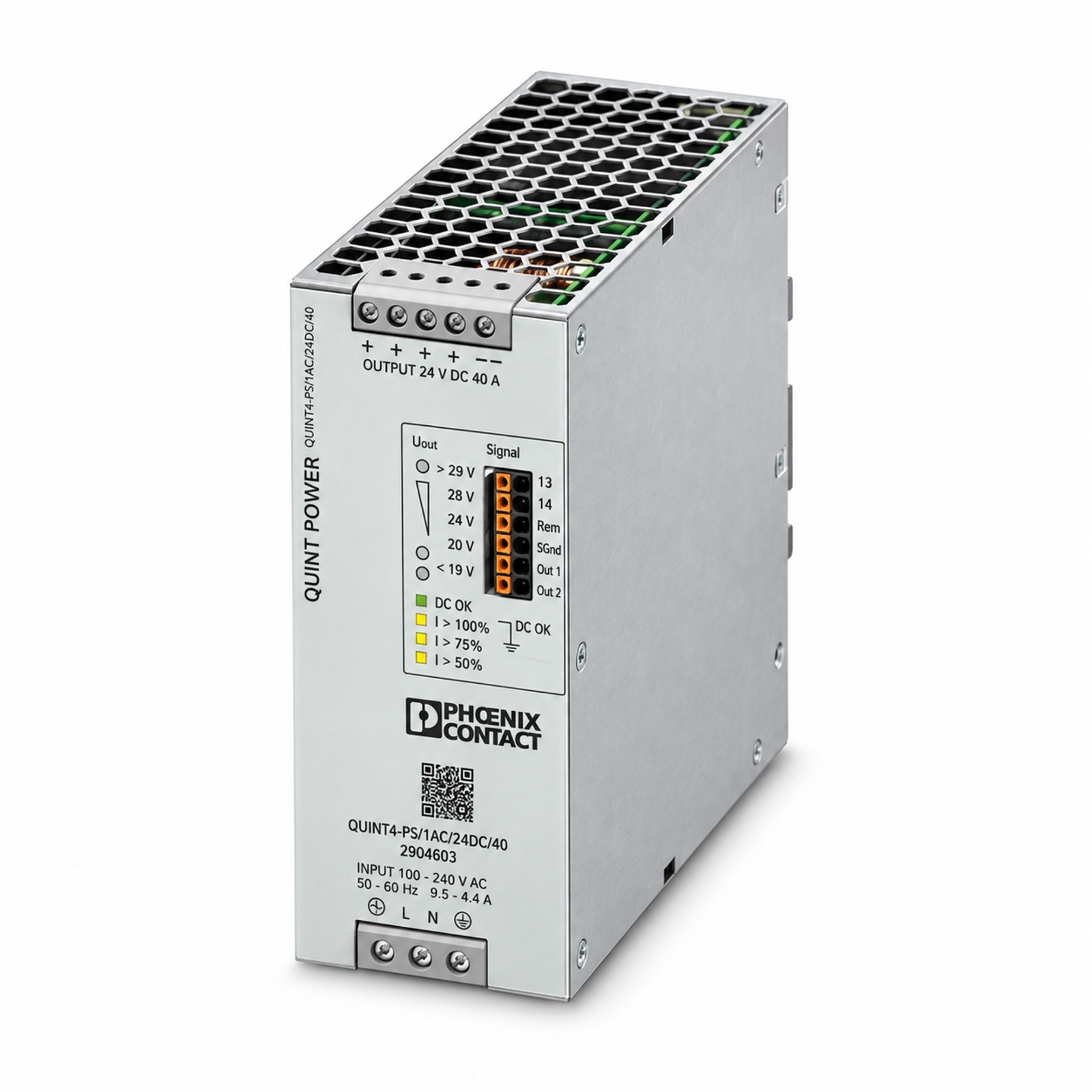 Phoenix Contact QUINT4-PS/1AC/24DC/40 power supply, item 2904603