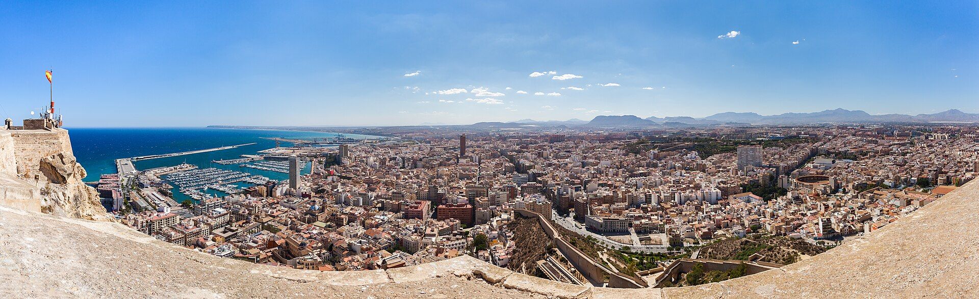 Alicante — panoramic city view