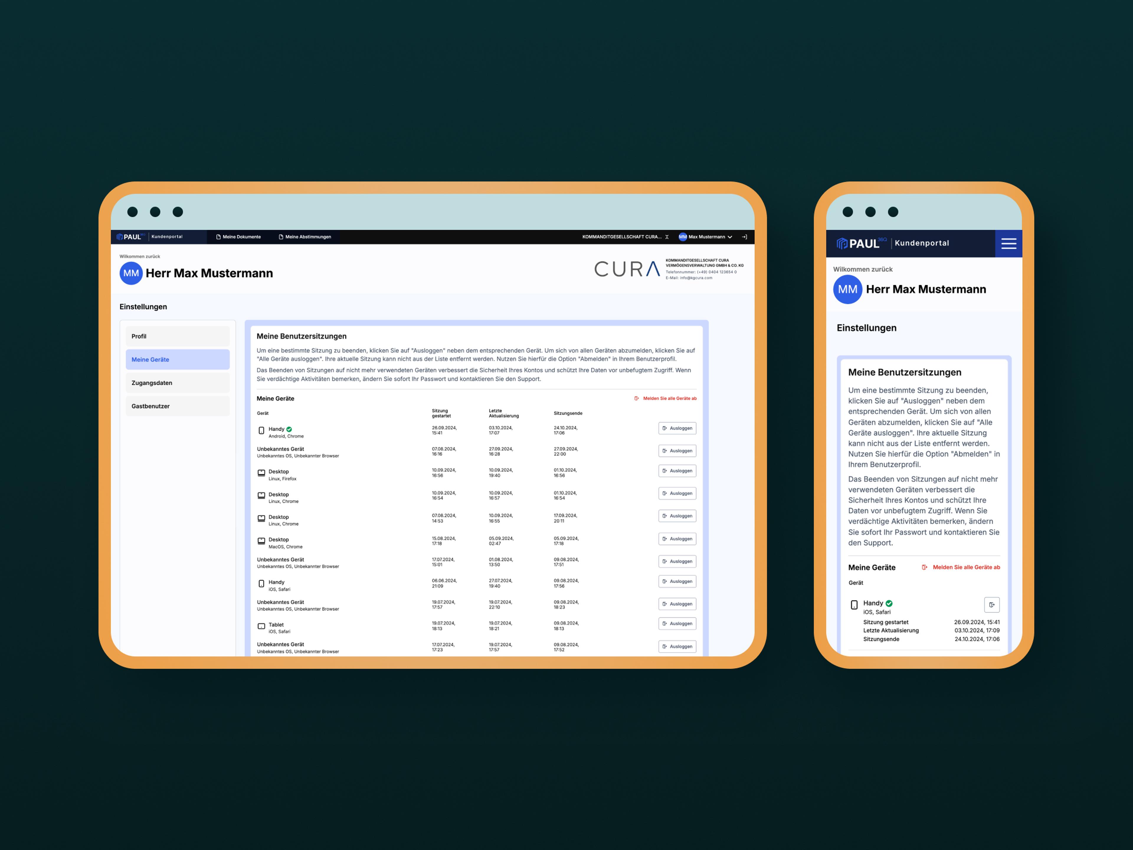 PAUL360 kundeportal - Skjerm 9