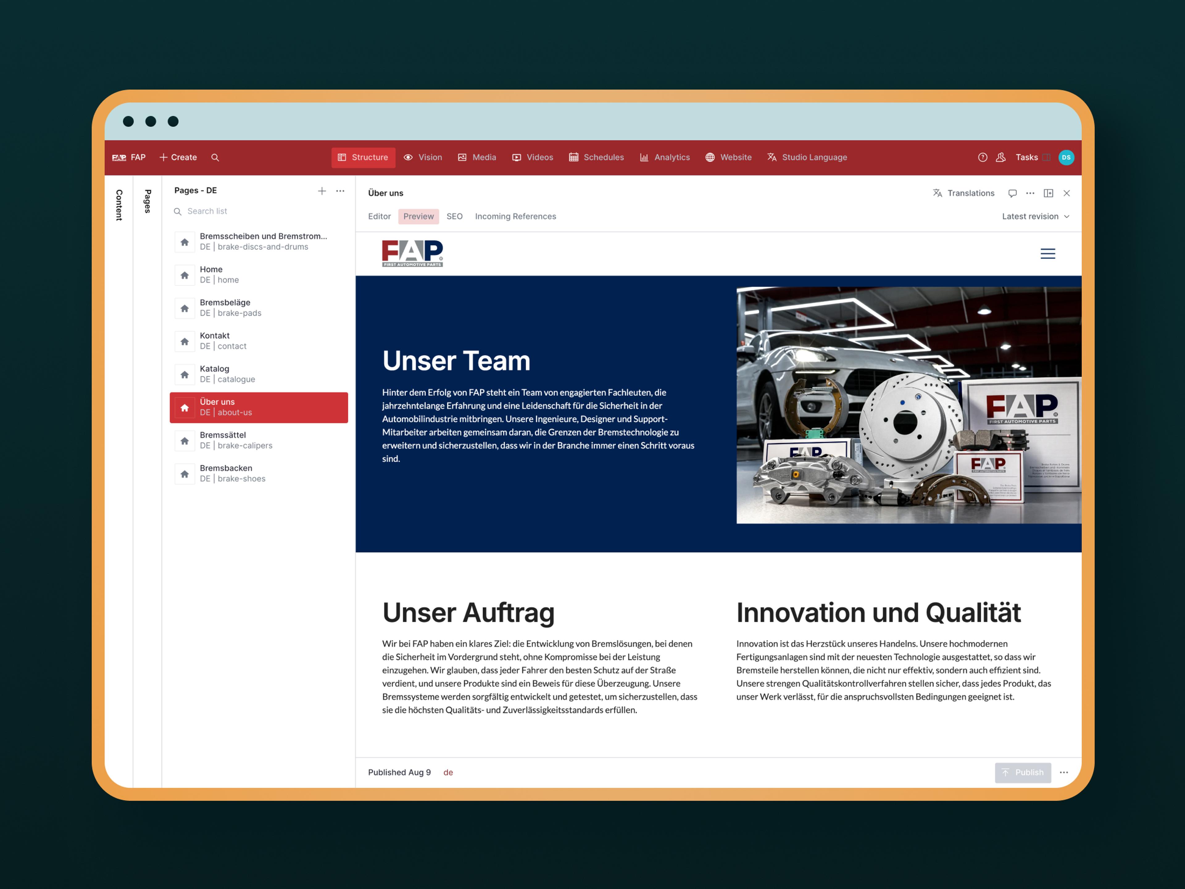 F.A.P. — Автомобилестроение