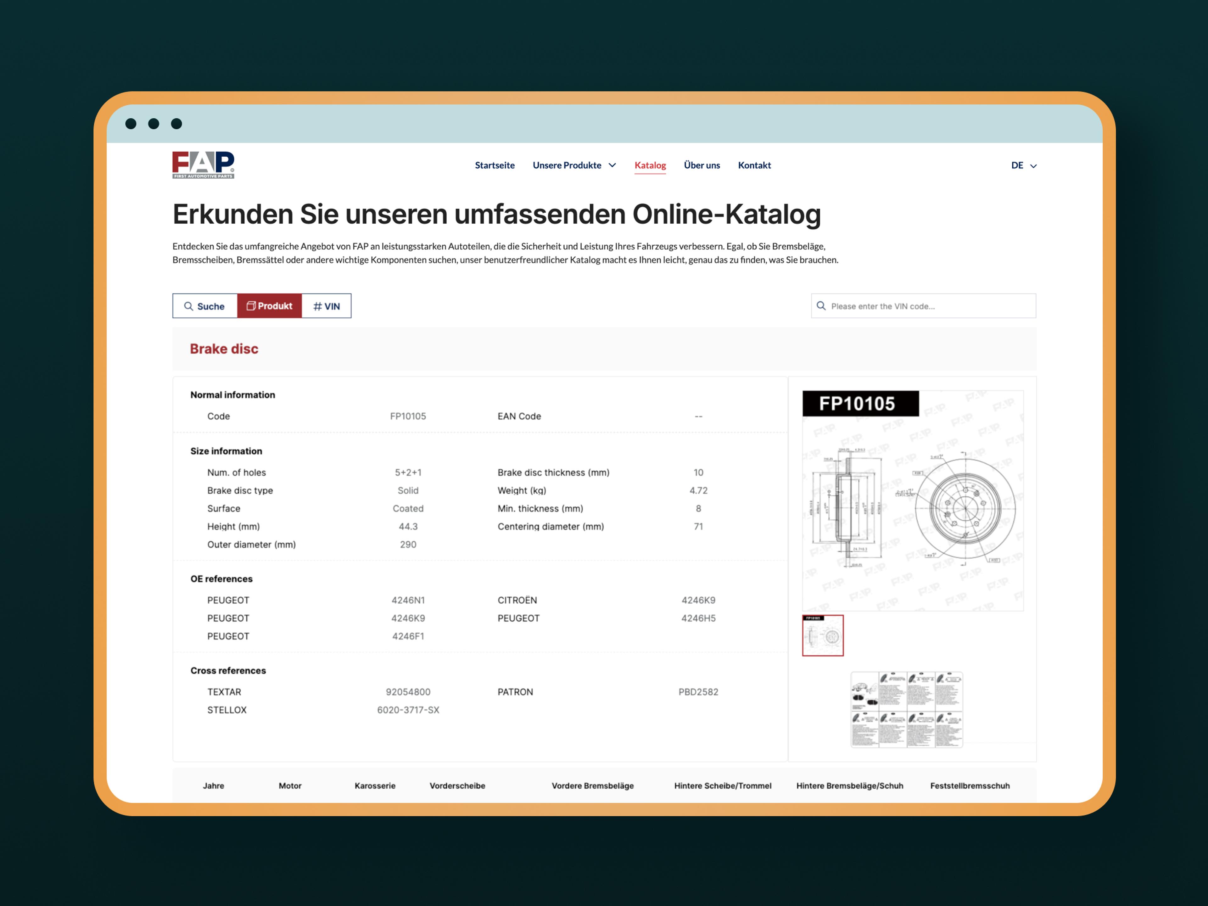 First Automotive Parts Screen 8