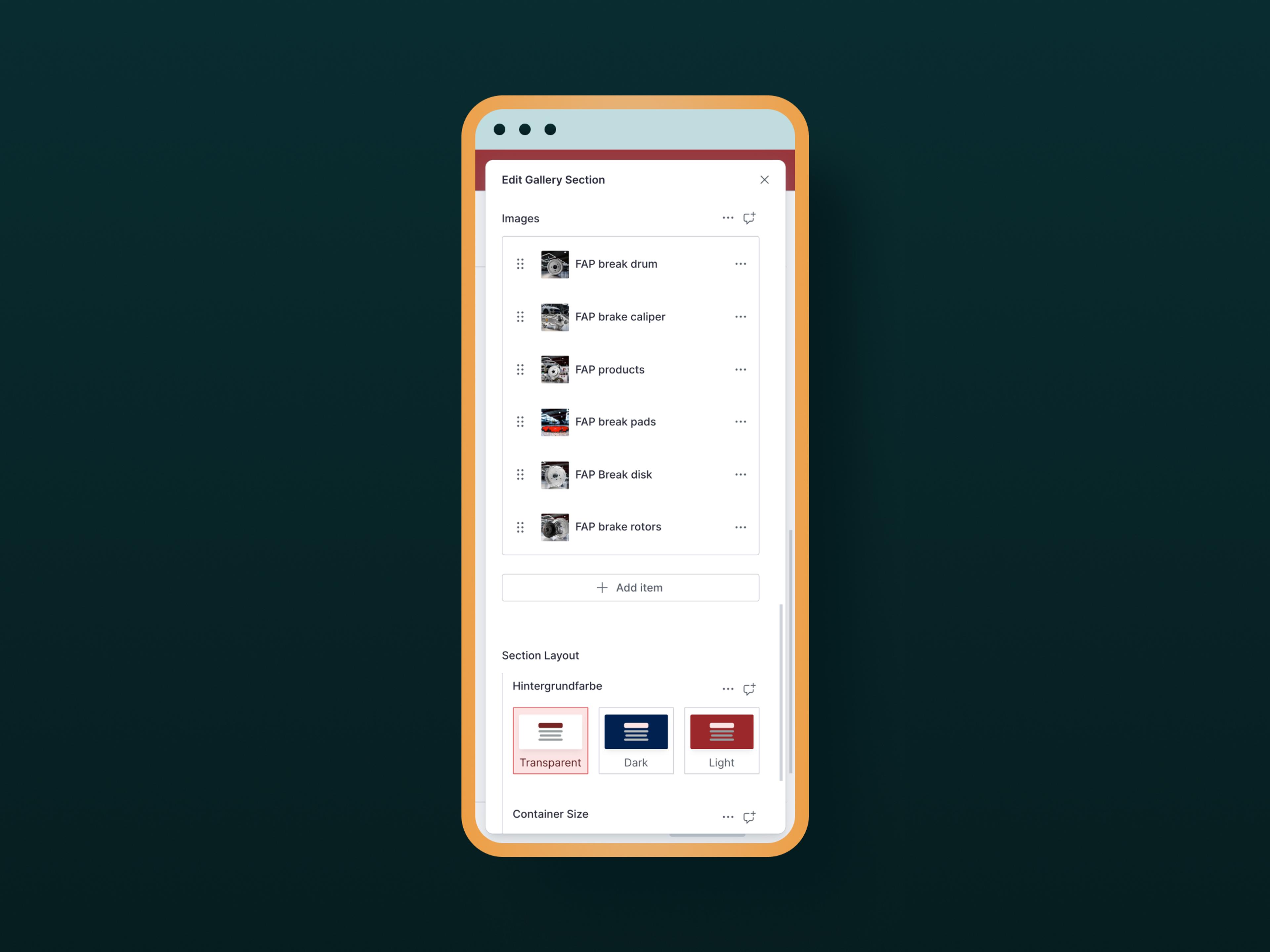 Первый экран автомобильных запчастей 14