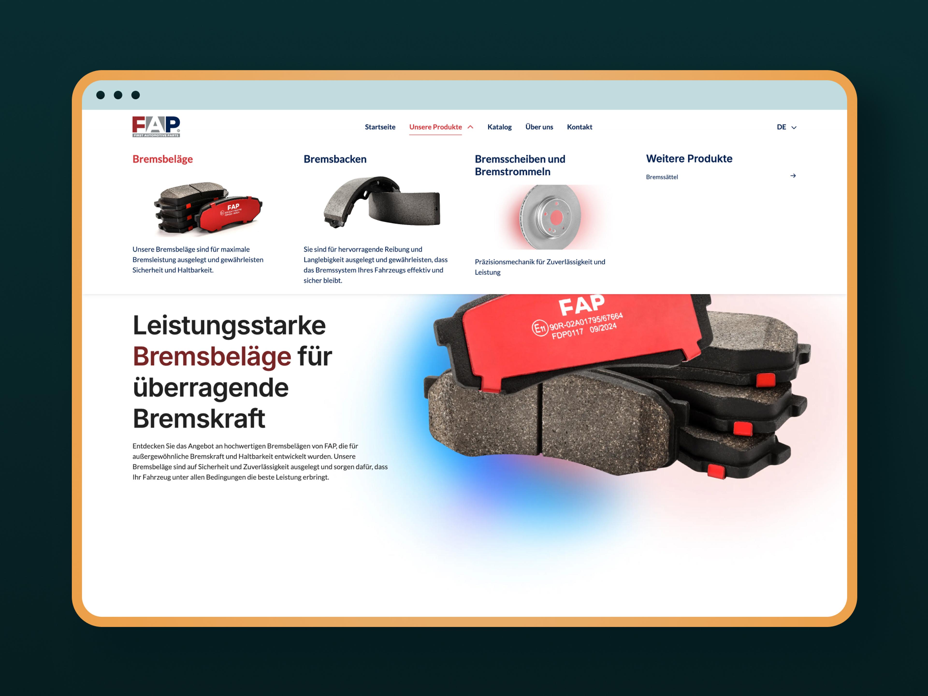 Первый экран автомобильных запчастей 6