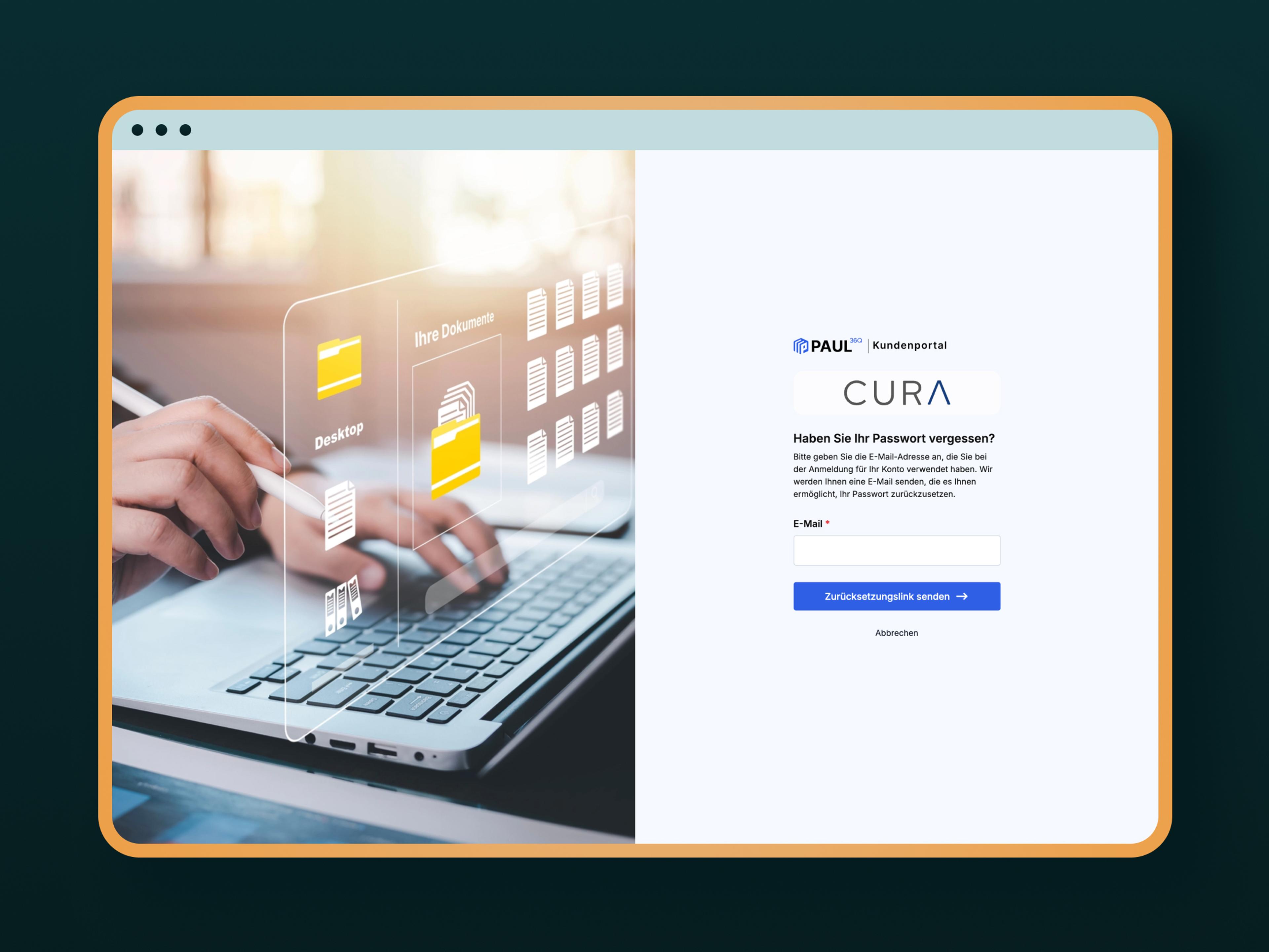 PAUL360 kundeportal - Skjerm 4
