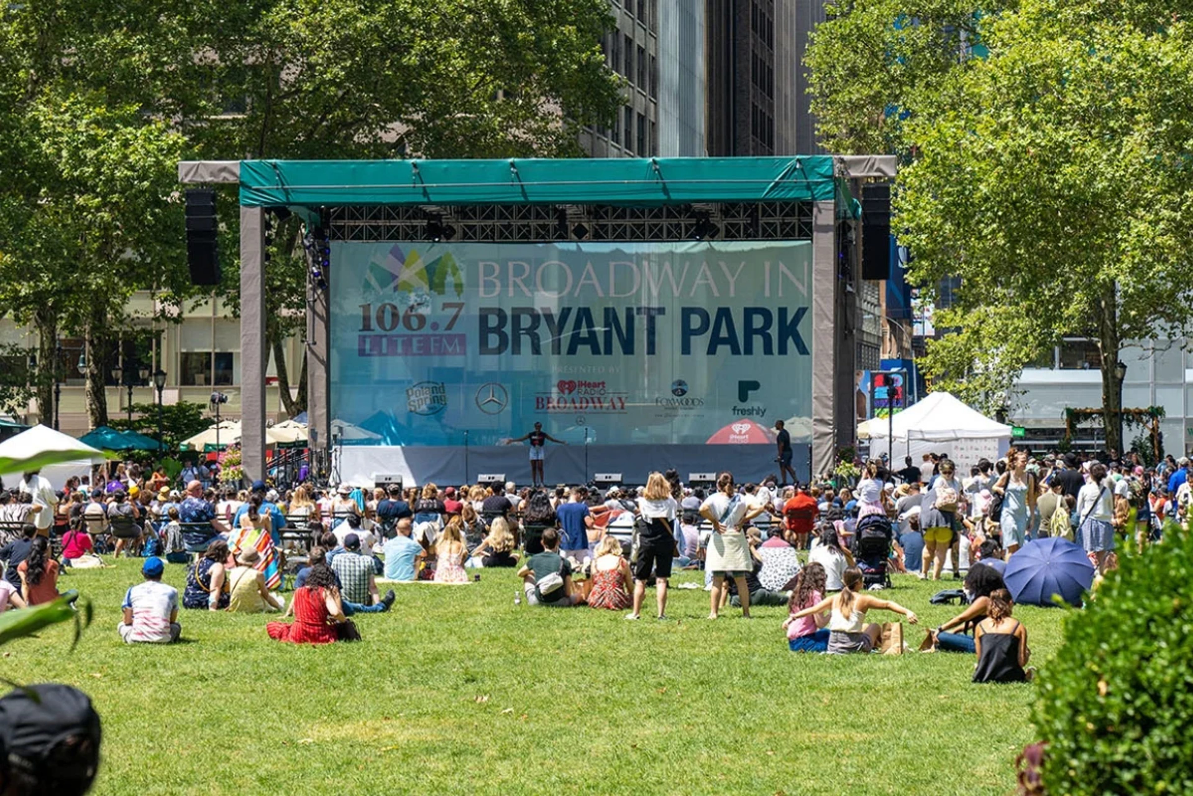 Broadway in the Park concert in Bryant Park