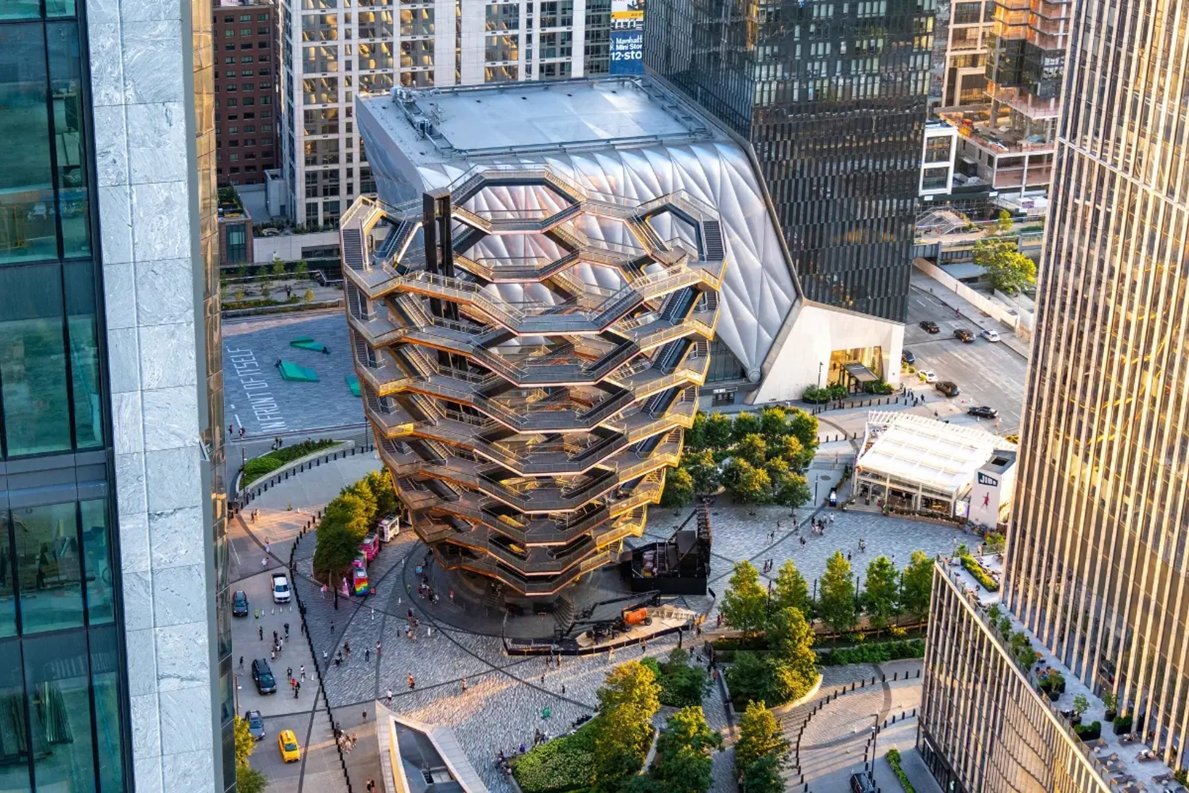 vessel hudson yards aus der vogelperspektive