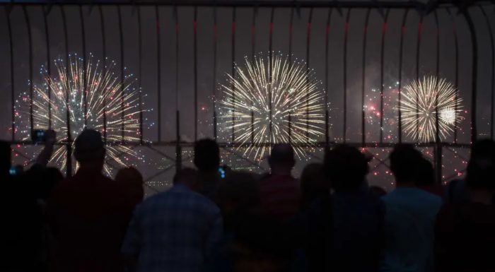 4th of July at Empire State Building