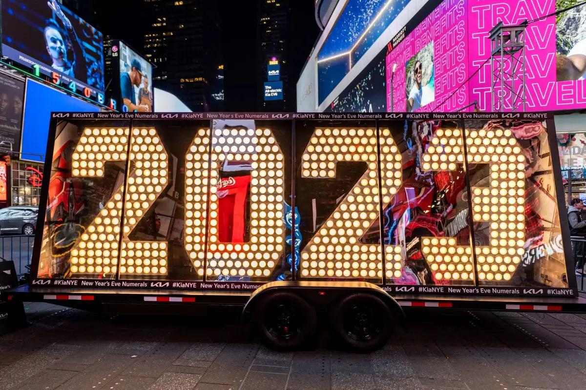 New Year's Eve Numeral