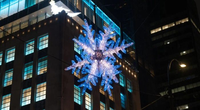 Fifth Avenue Schneeflocke Beleuchtung