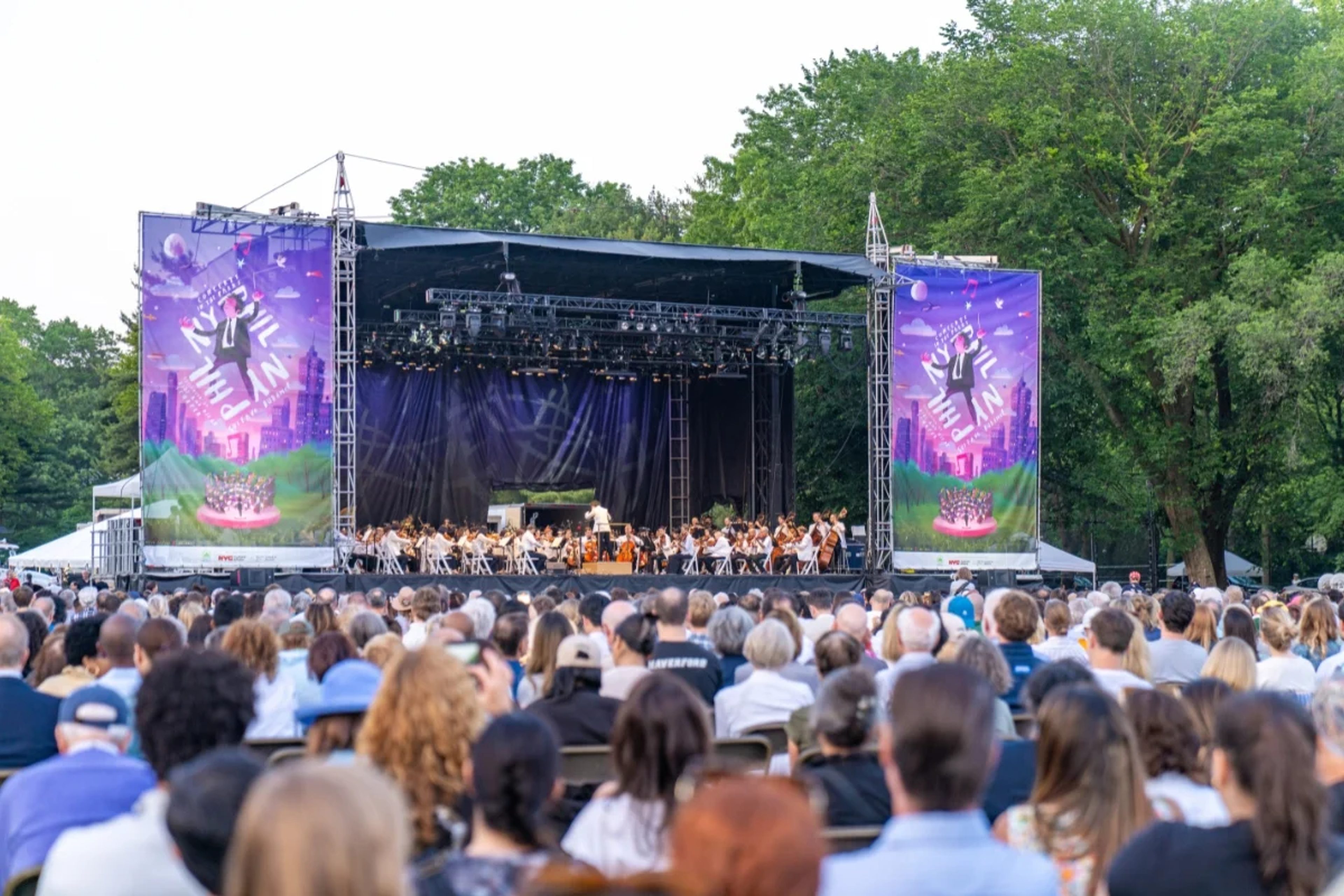 Philharmonic Concert Stage in Central Park