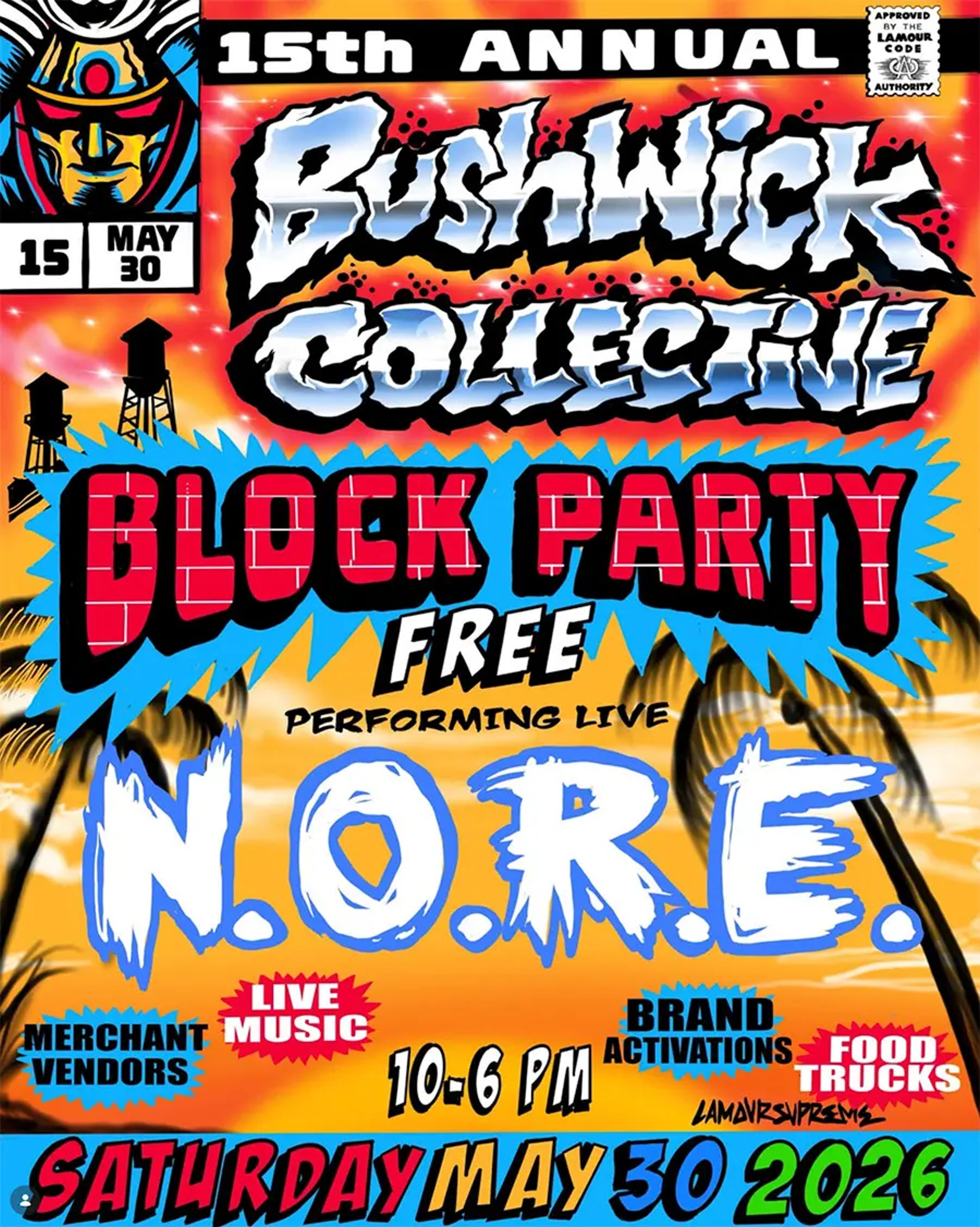 The Bushwick Collective Block Party poster