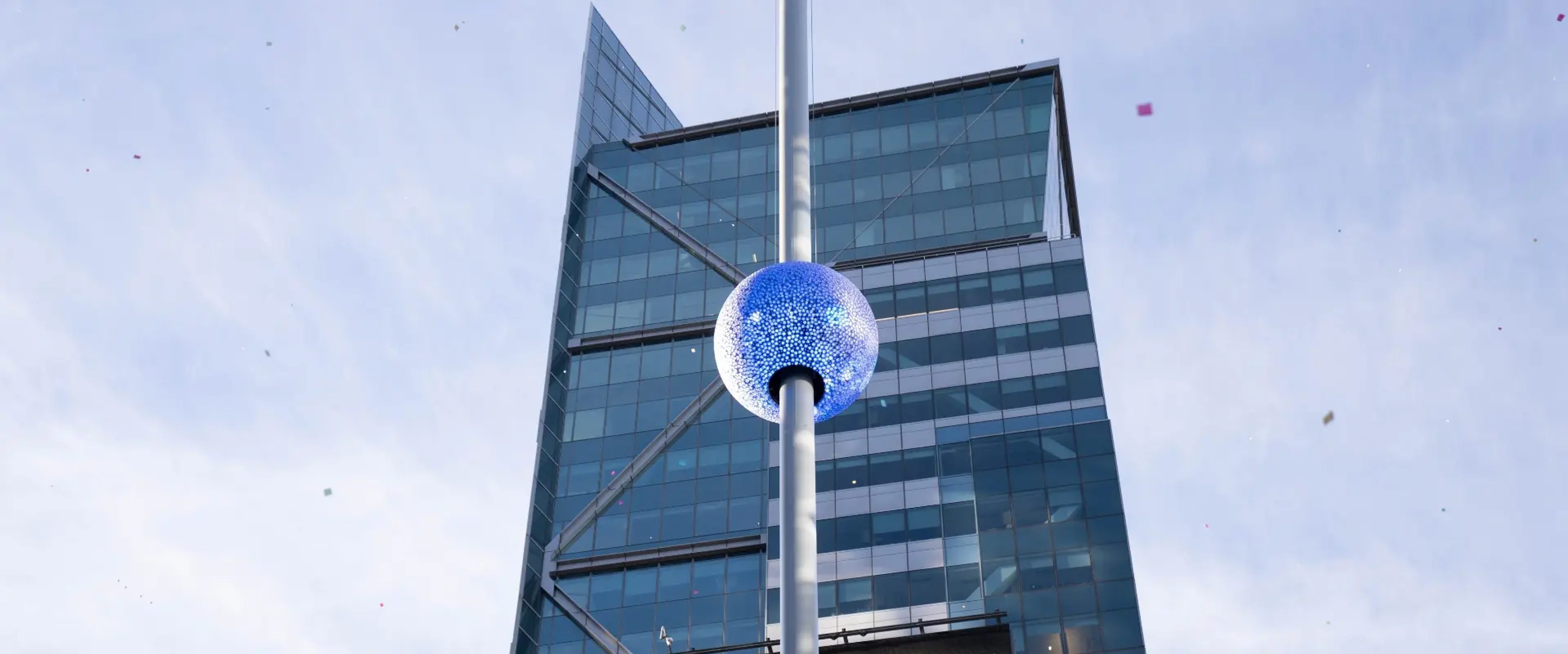 New Year's Eve Ball atop One Times Square in New York City