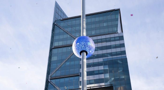 New Year's Eve Ball atop One Times Square in New York City