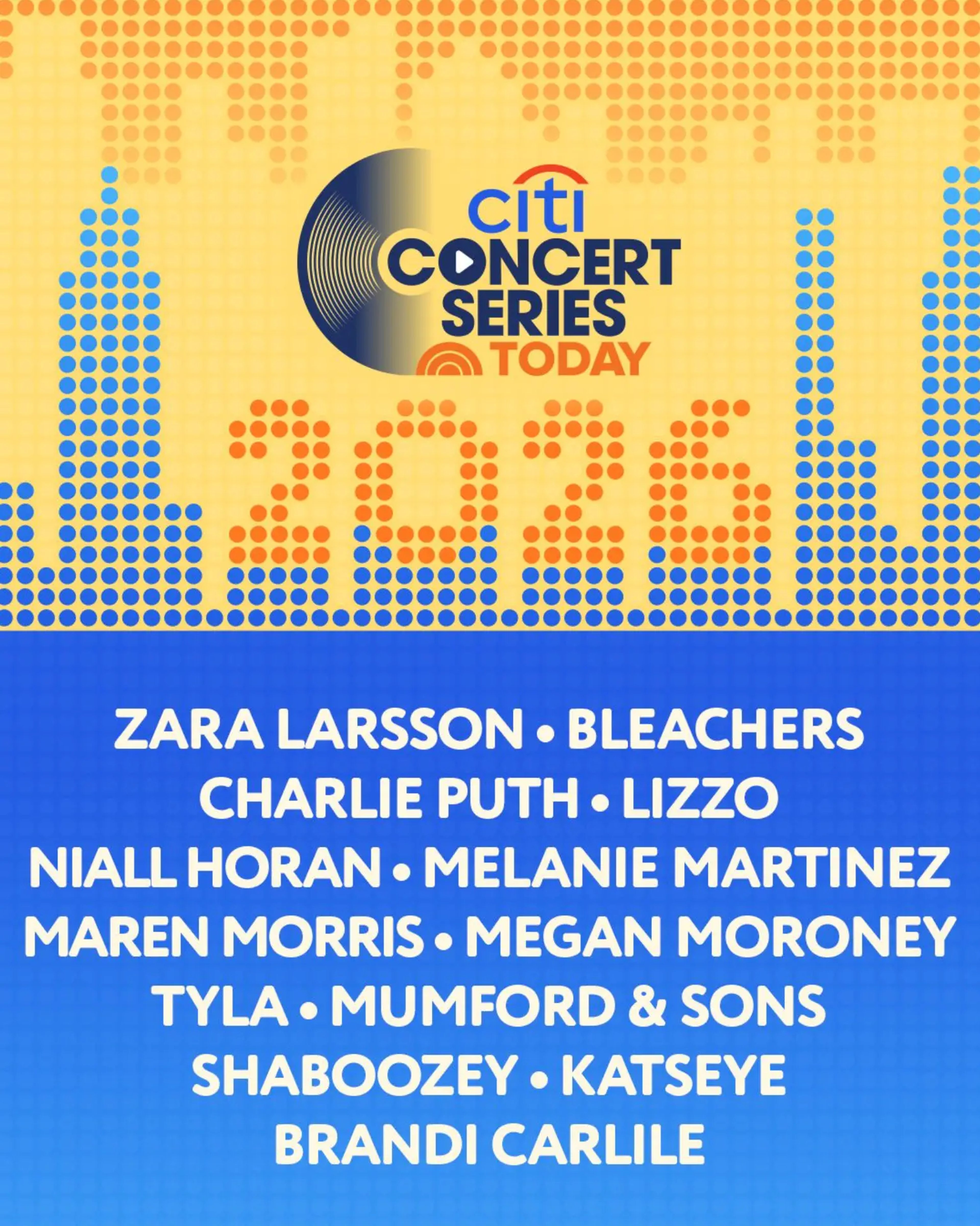 Today Show Citi Concert Series poster