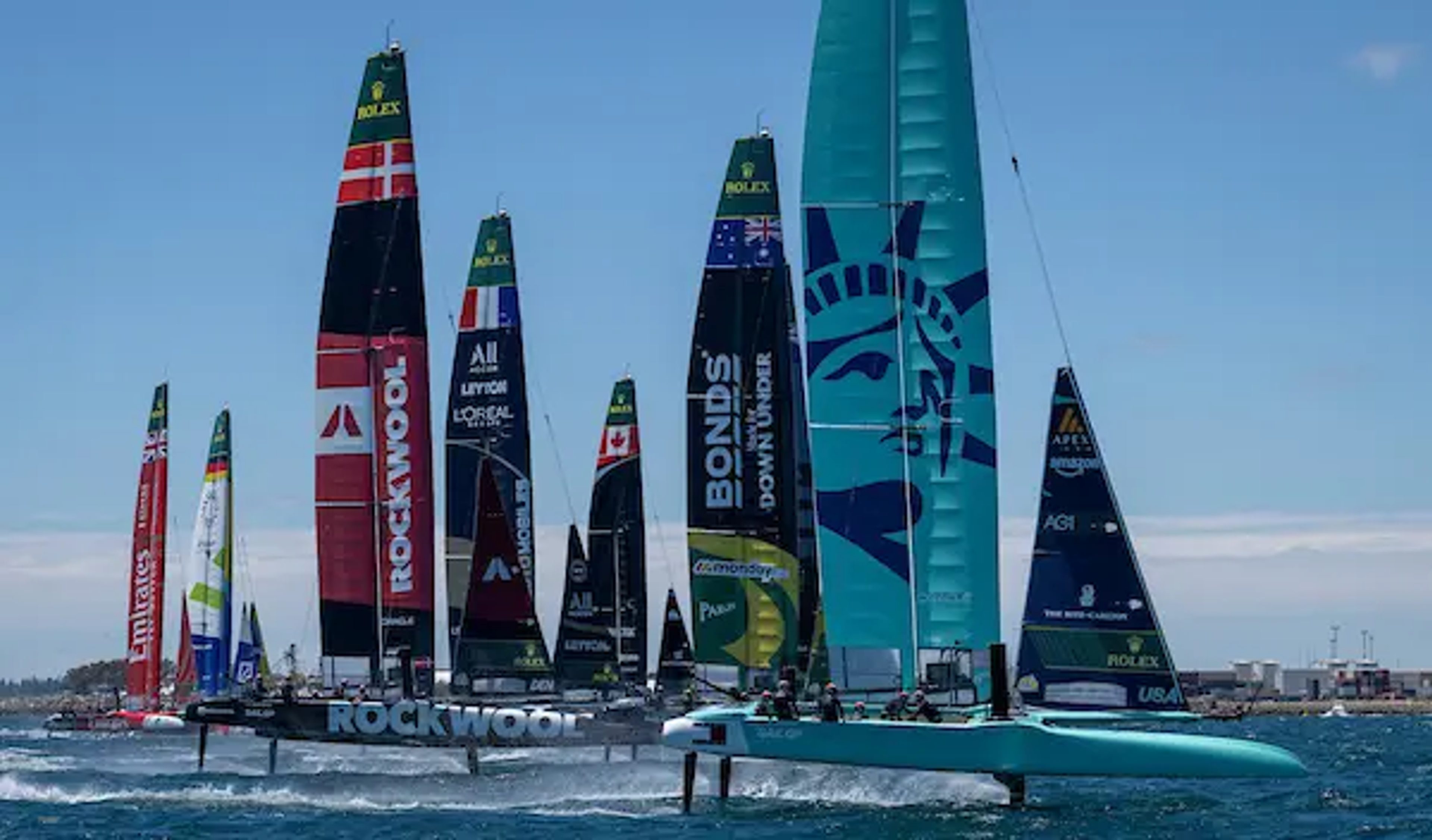 Sailboats on the water