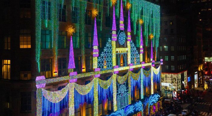 Saks Fifth Avenue Lichtershow