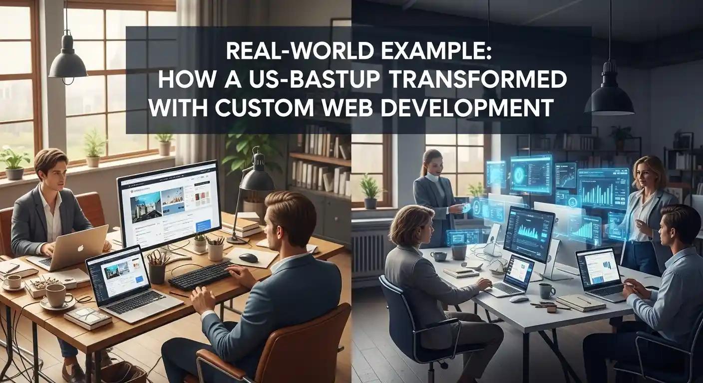 Real-World Example: How a US-Based Startup Transformed with Custom Web Development