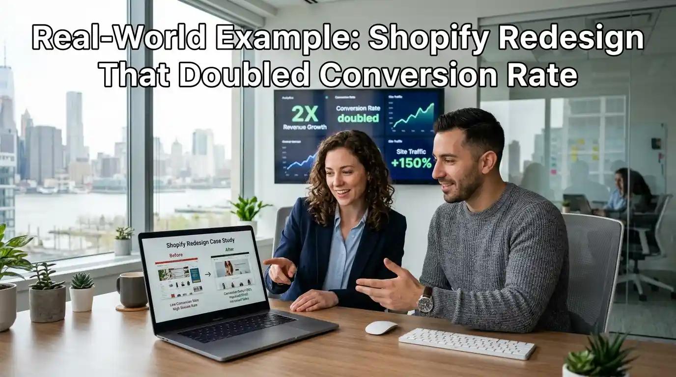 Real-World Example: Shopify Redesign That Doubled Conversion Rate