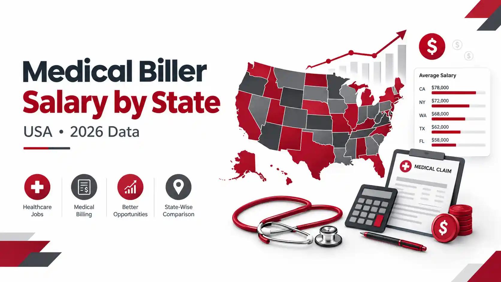 Medical Biller Salary by State in the USA (2026 Data)