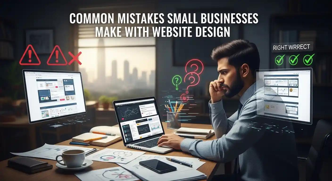 Common Mistakes Small Businesses Make with Website Design