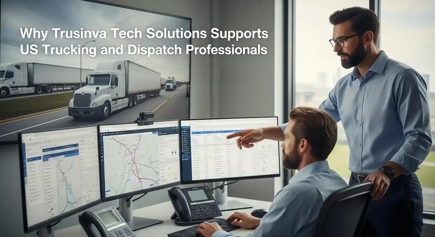 Why Trusinva Tech Solutions Supports US Trucking and Dispatch Professionals