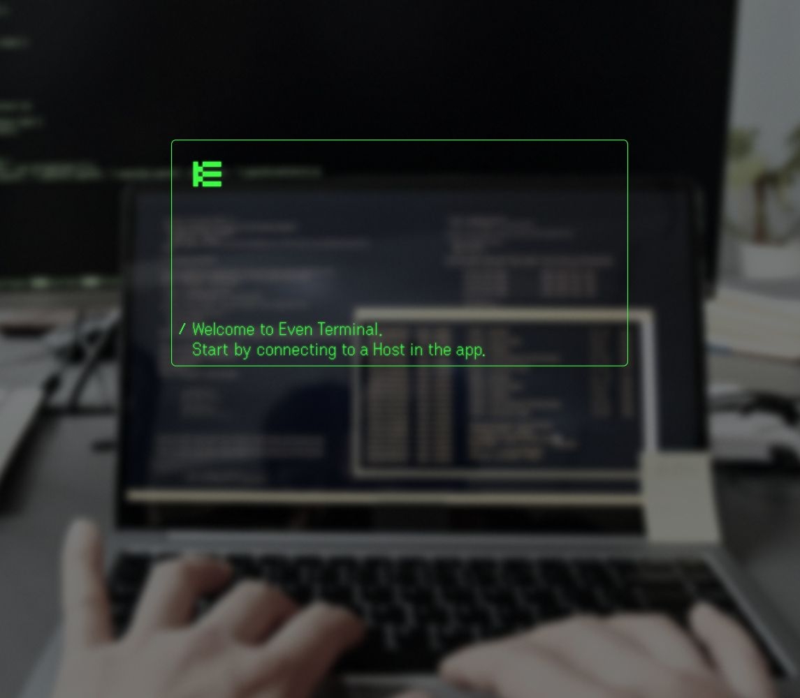 Coding Glasses for AI Agents | Even G2 Terminal Mode