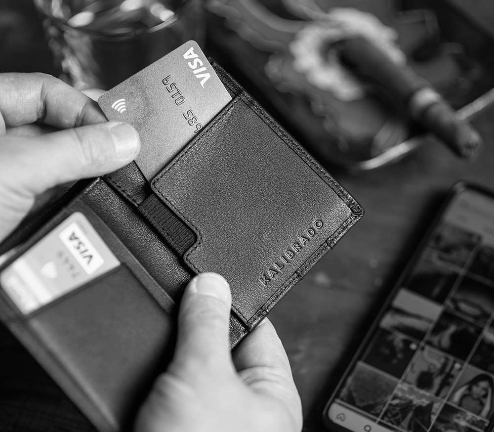Credit cards in a wallet