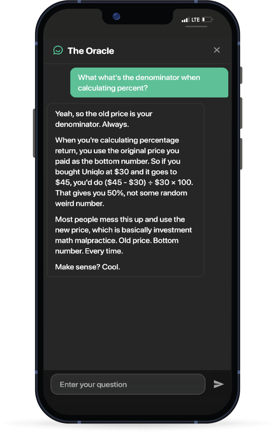 Screenshot of Oracle