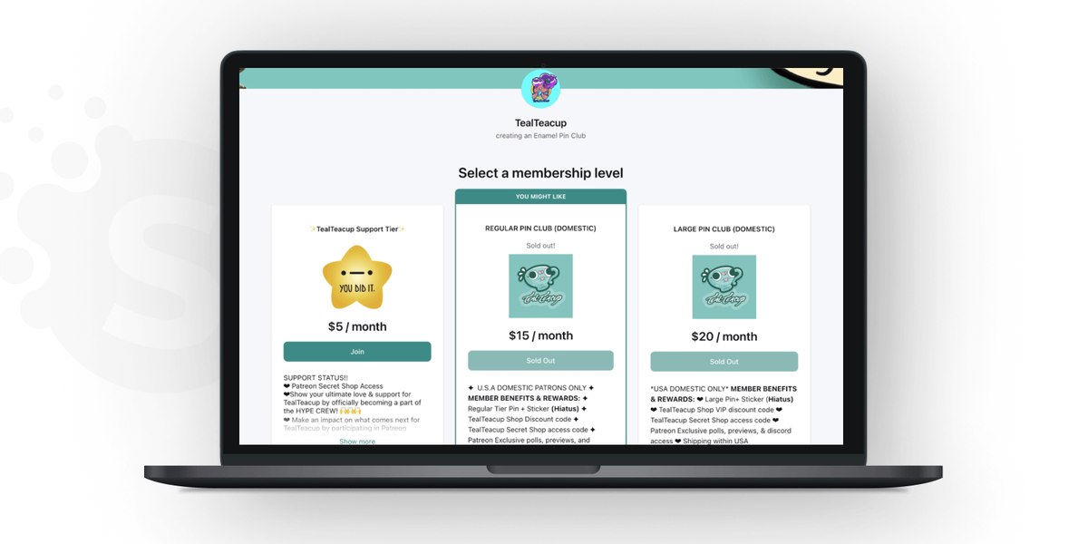 Subscription app features