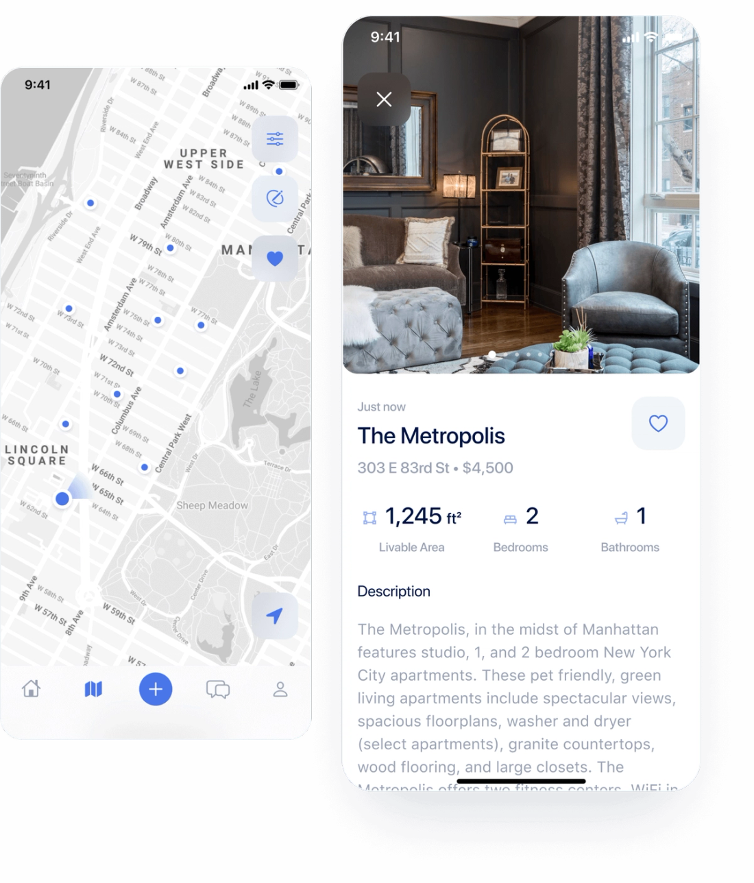 Apartmii interactive property map