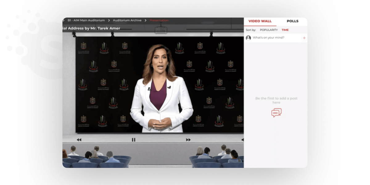 Bringing offline event experience into online