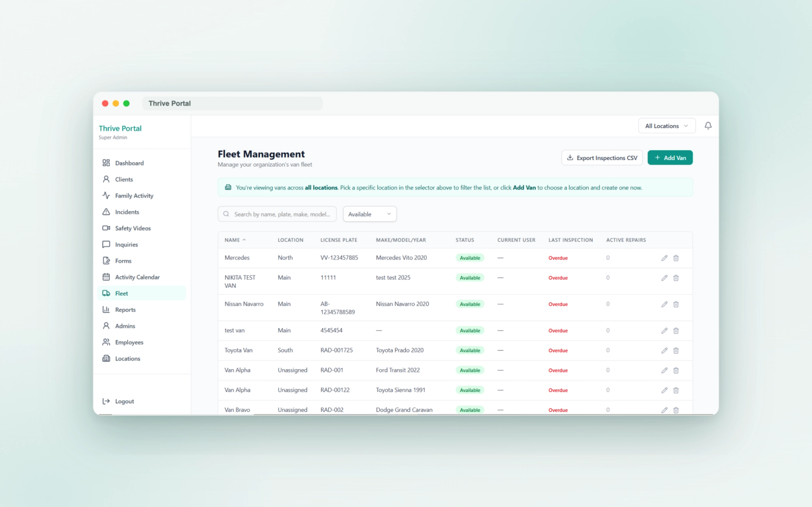 Fleet management