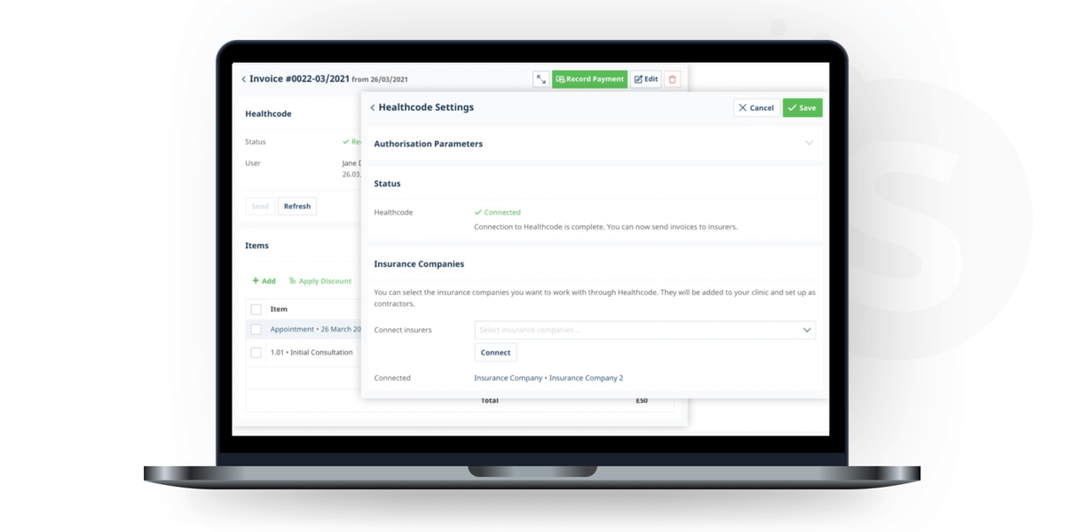 Integrate EHR software