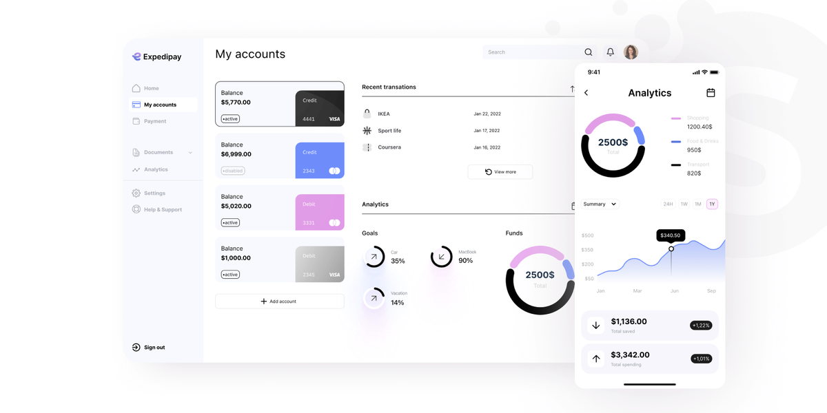 Create a banking app