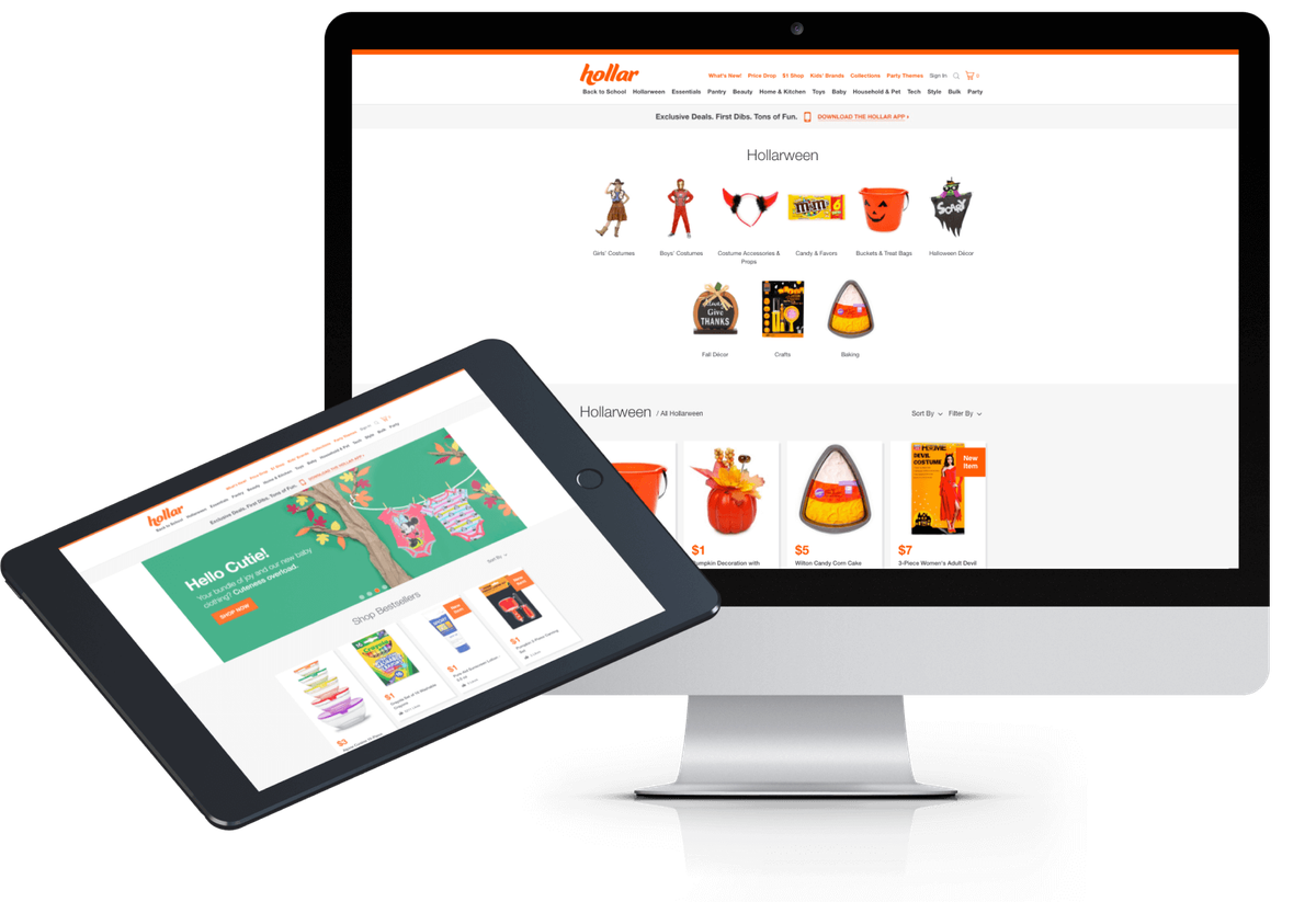 A unique online discount web and mobile retail platform